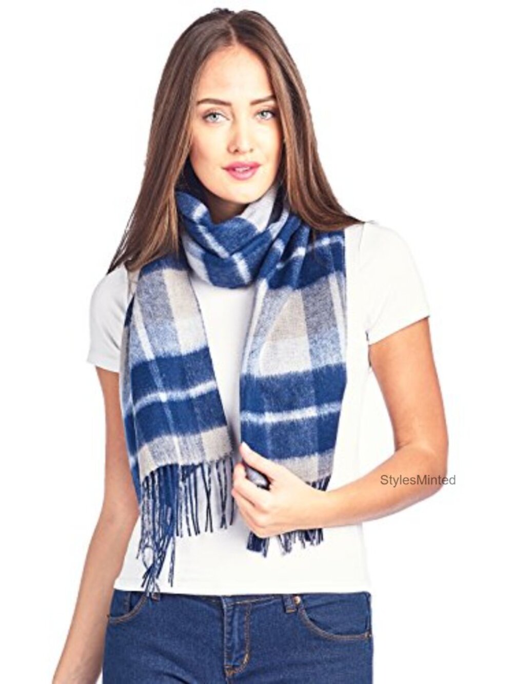 100% Lambswool Pashmina Scarf Wrap for Men and Women